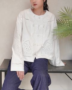 【25AW】VENEZIA LACE BLOUSE / ヴェネツィアレースブラウス (ホワイト)