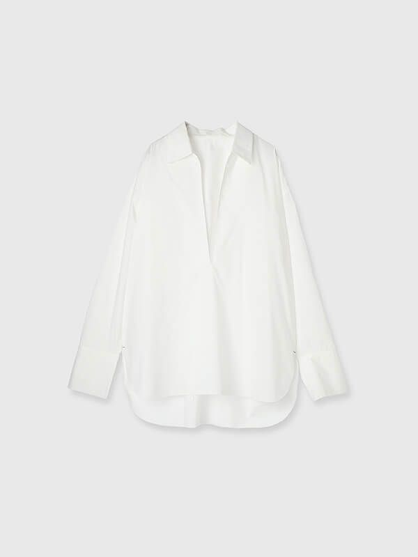 【THE C】 SKIPPER SHIRTS (ホワイト)