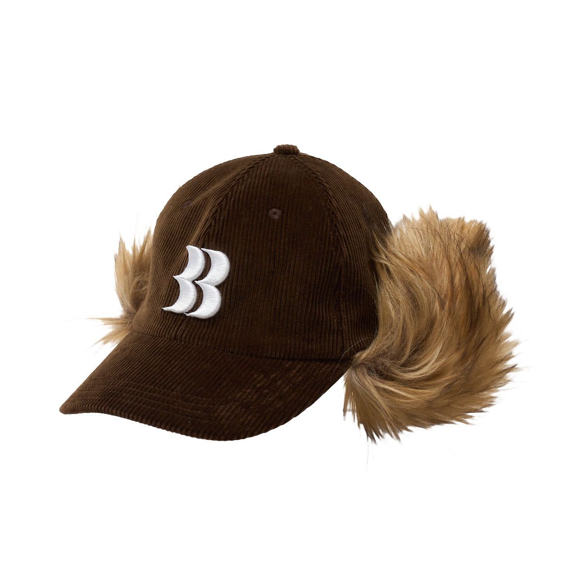 コーデュロイ フライトキャップ (ブラウン) Corduroy BB Logo Flight Cap (Brown)