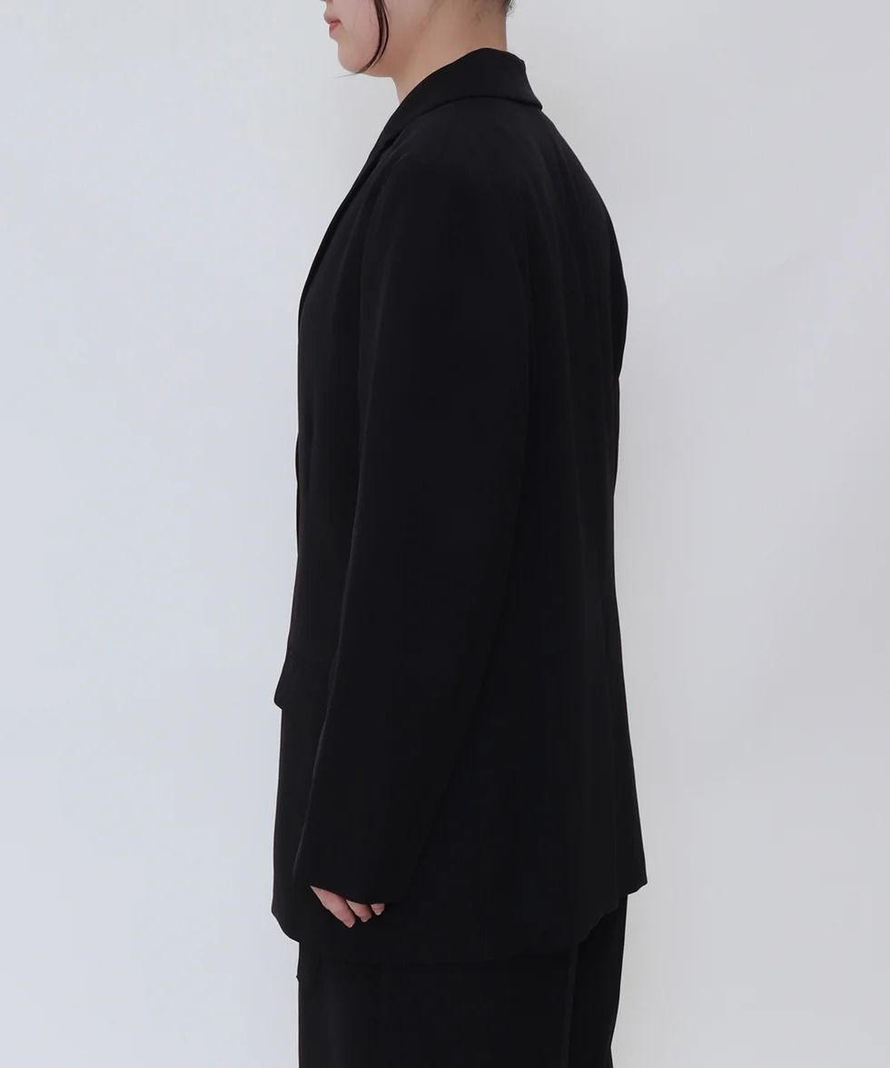 2WAY肩掛けテーラードジャケット (ブラック) Tailored Jacket (Black) / 26AW