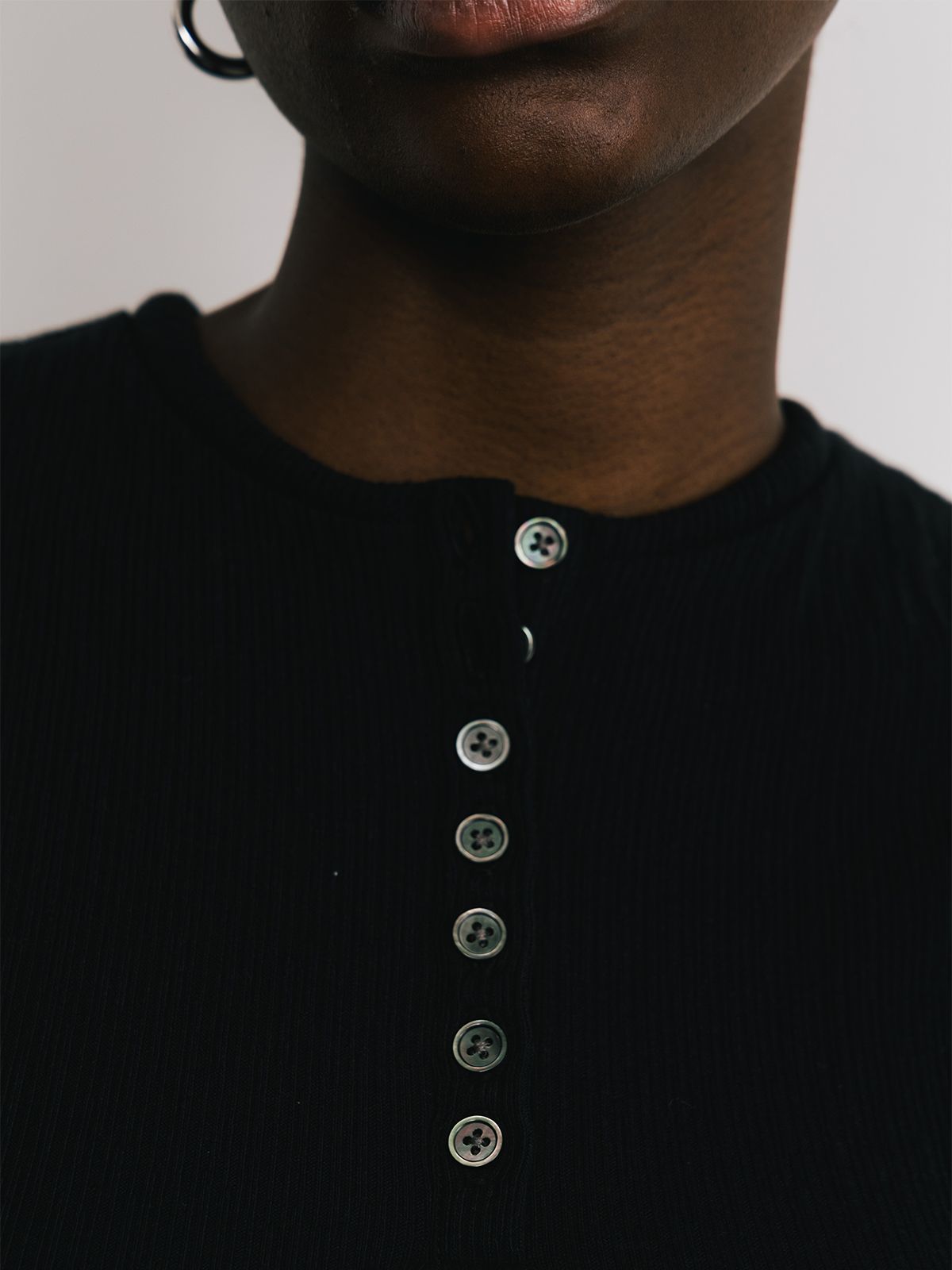 【25SS】SLEEVE LESS SLEEPING HENLY SHIRT / スリーブレス スリーピングヘンリーシャツ (ブラック)