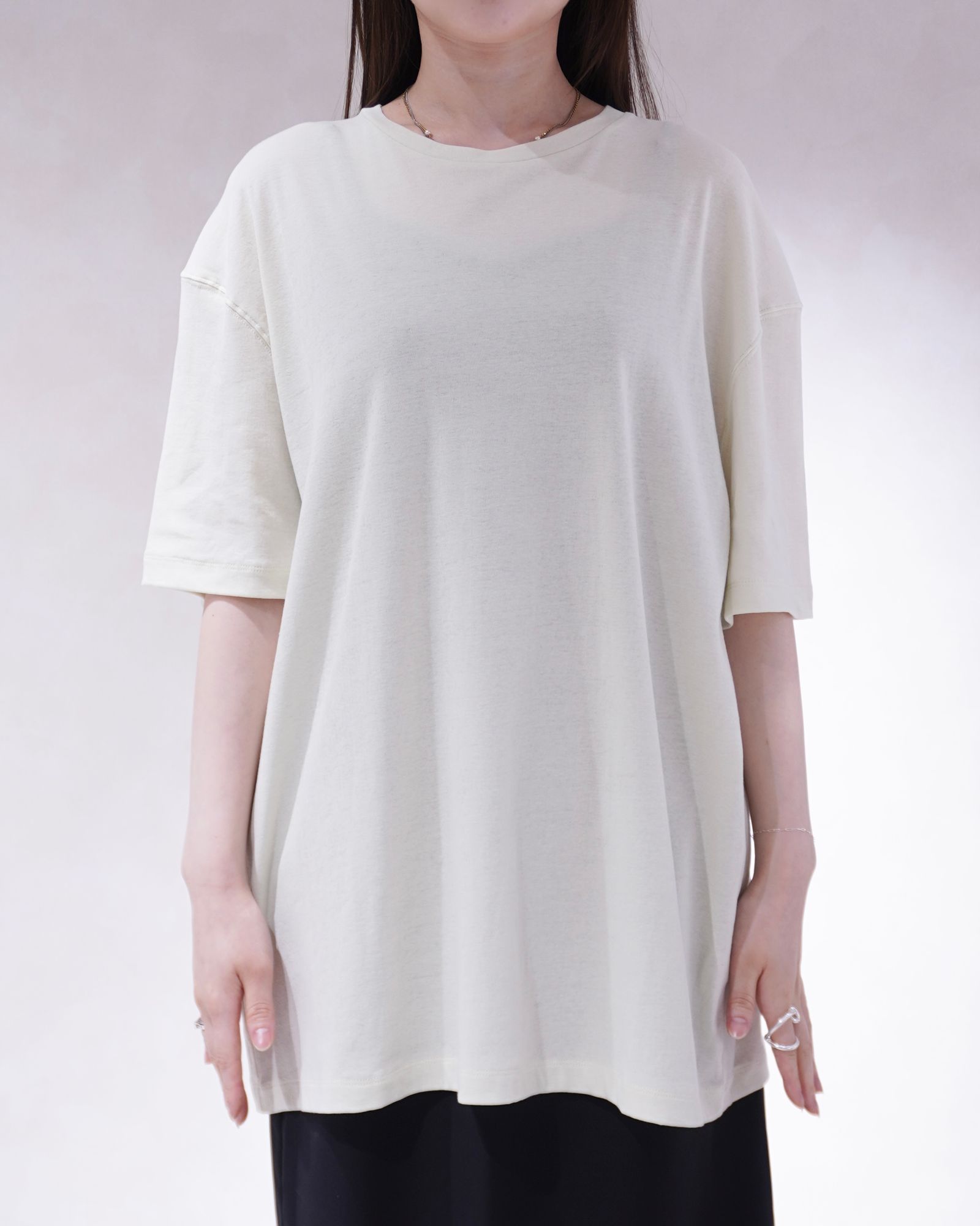 シアーオーバーTシャツ (ライトグリーン) Sheer Over T-Shirts (Light green) / 26SS
