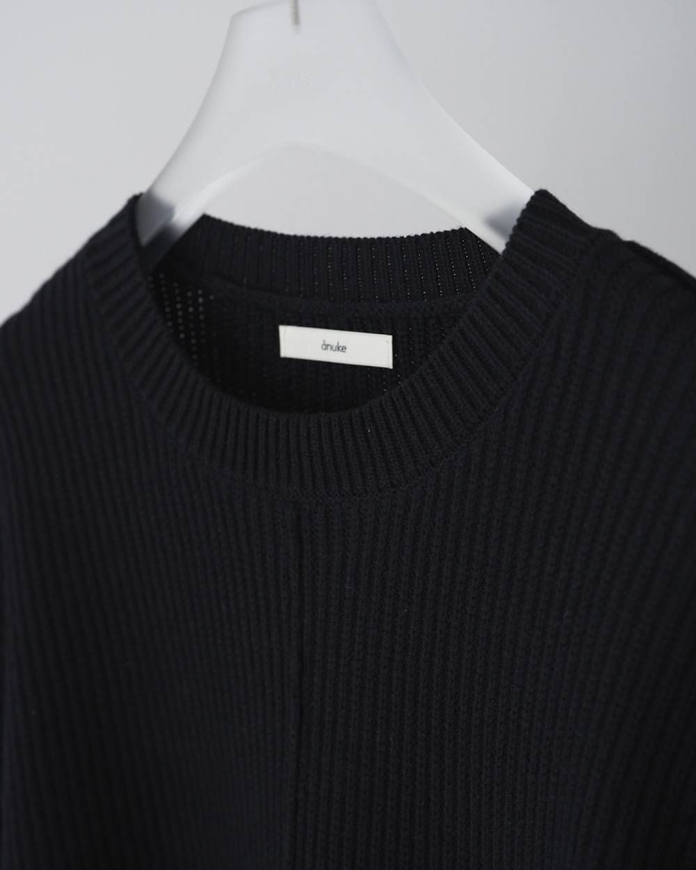 Slit Rib Knit / スリットリブニット (Black) / 26SS
