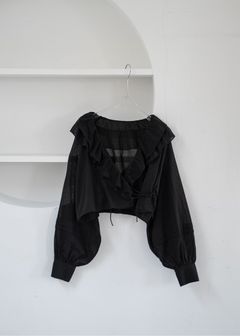 フリルカラー ボレロ (Black) frill collar cachecoeur bolero BL (ブラック) /  26SS