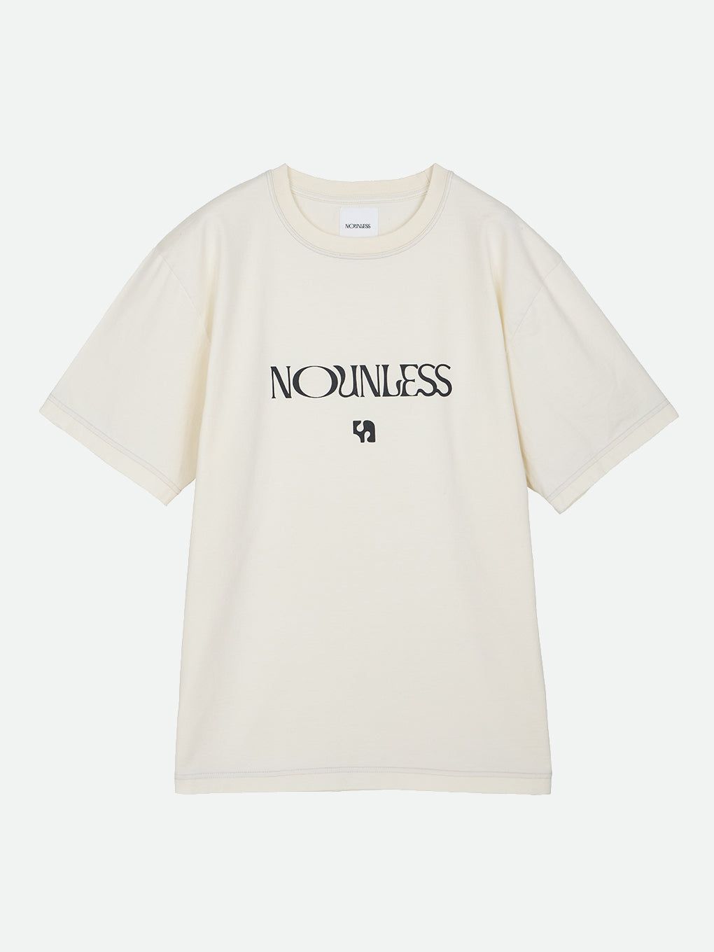 NOUNLESS オーバー Tシャツ NOUNLESS - NL LOGO MARK OVER TEE / ロゴ オーバーTシャツ