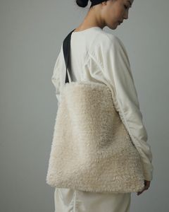 Boa Tote Bag / ボアトートバッグ (アイボリー)