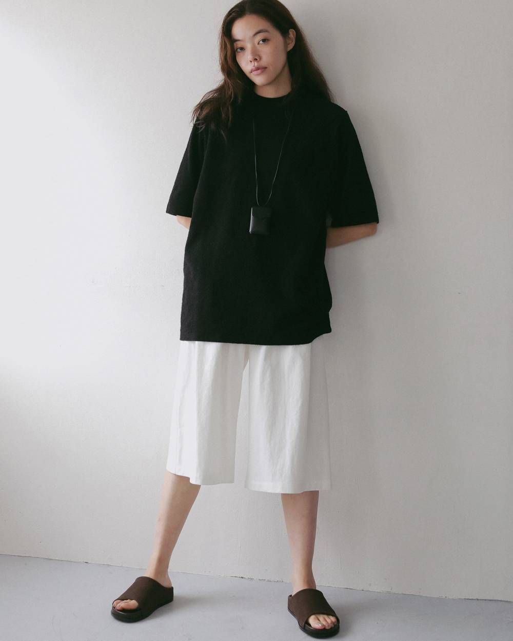 タック バミューダパンツ (ホワイト) Tuck Bermuda Pants (White) / 27SS