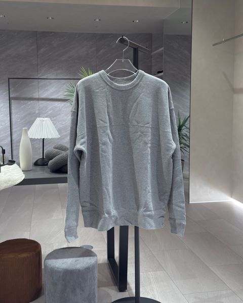 【25AW】Sandwashed Over Sweat / サンドウォッシュ オーバースウェット (グレー)