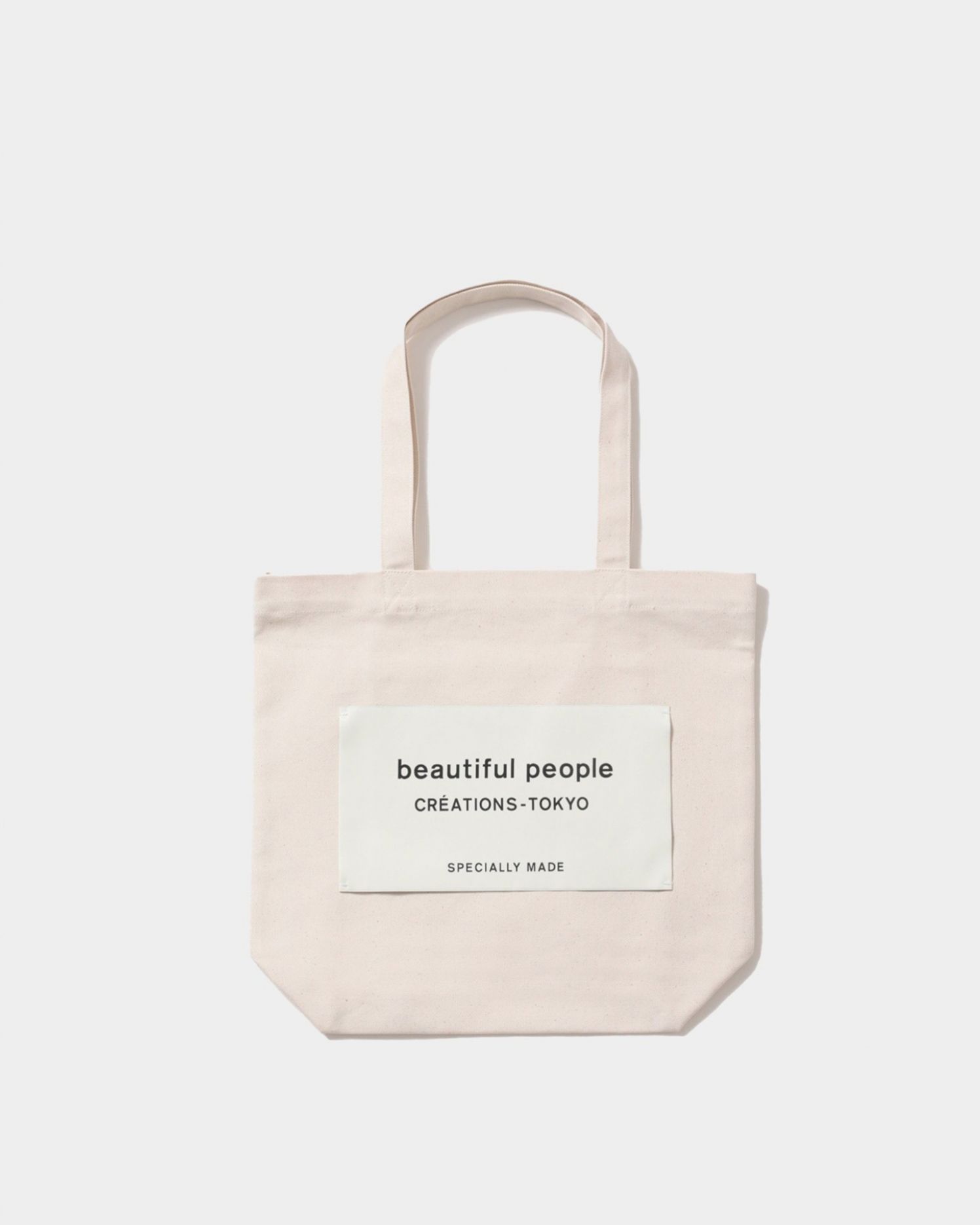 SDGs name tag tote bag / ネームタグ トートバッグ (エクリュ)