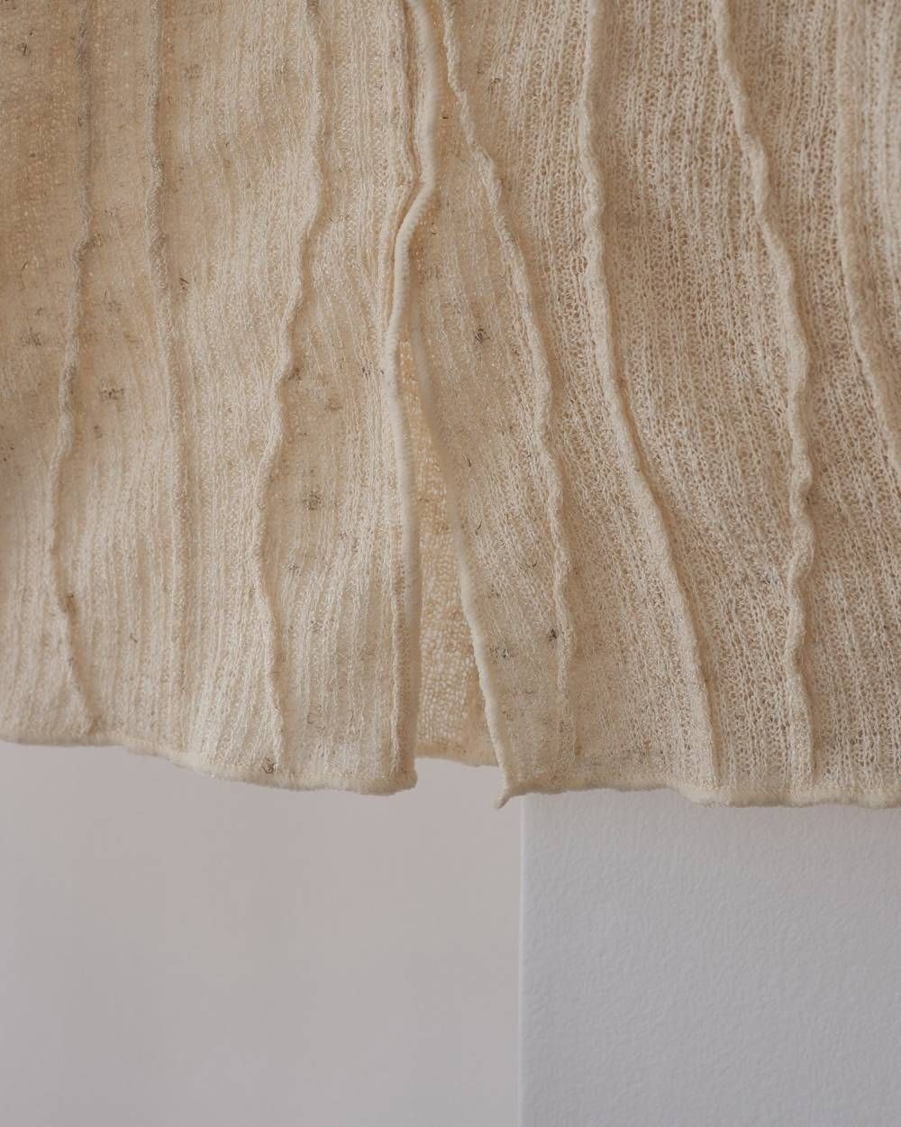 Random Pintuck Tops / ランダムピンタックトップス (Cream) / 26SS