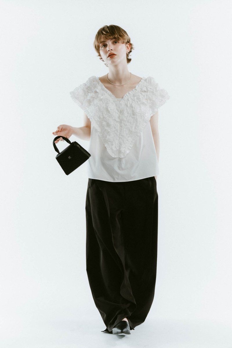 K motif mini basket / Kモチーフ ミニバスケットバッグ (ブラック) / 25SS