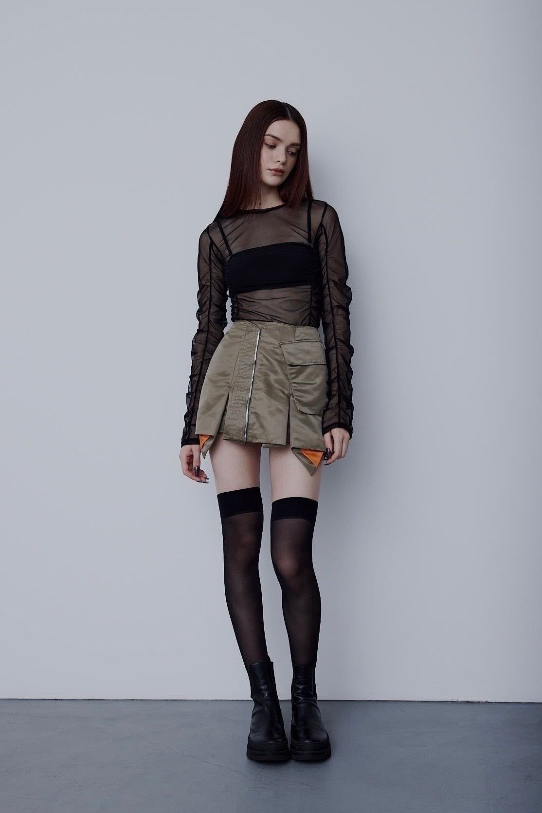 スカート esio Nylon MA-1 skirt Nylon MA-1 skirt – ESIÓ official