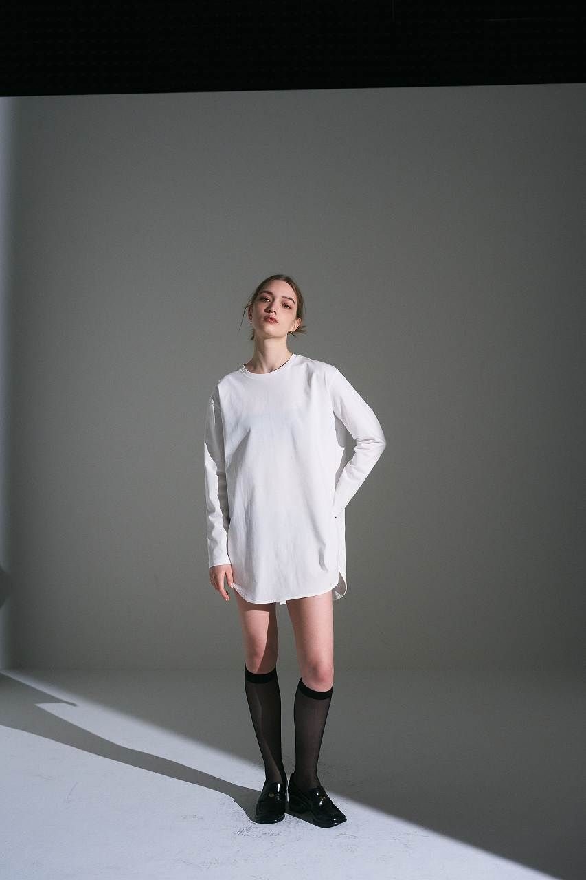 サラドラロンT (ホワイト) Dry Long-sleeve T-shirt (White) / 26AW