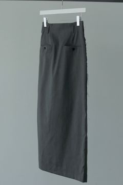 Twill Pocket Skirt / ツイルポケットスカート (チャコールグレー)