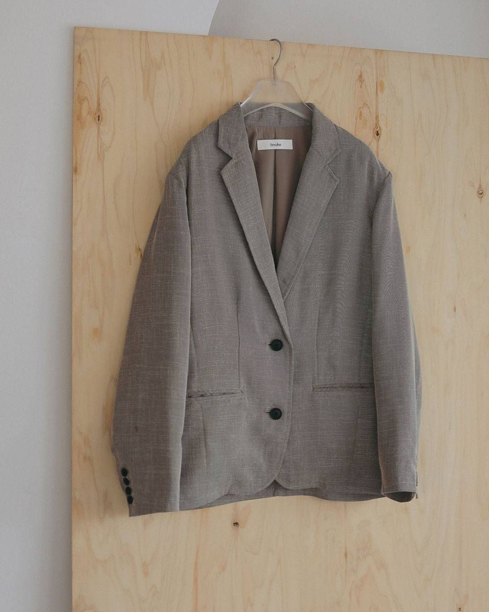 ツイードメッシュ ジャケット (グレージュ) Tweed Mesh Jacket (Graige) / 27SS