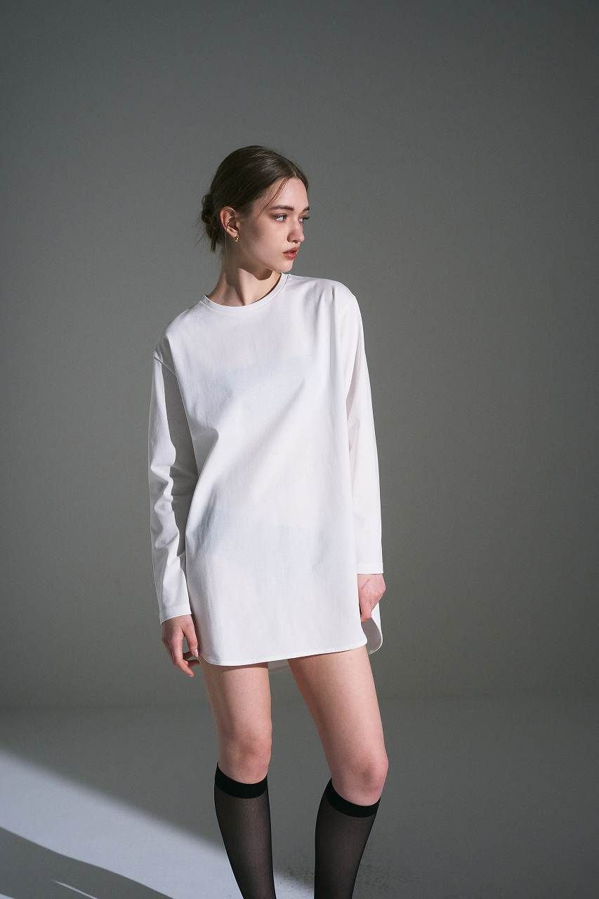 サラドラロンT (ホワイト) Dry Long-sleeve T-shirt (White) / 26AW