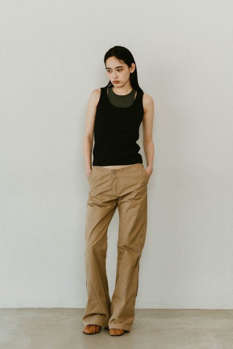 Knuth Marf - 【即日発送】cap in rib tank top / カップイン