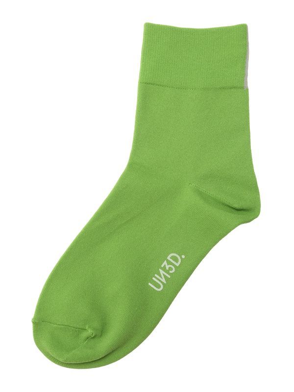 BI-COLOR BACK LINE SOCKS / バイカラーバックラインソックス (ライム)