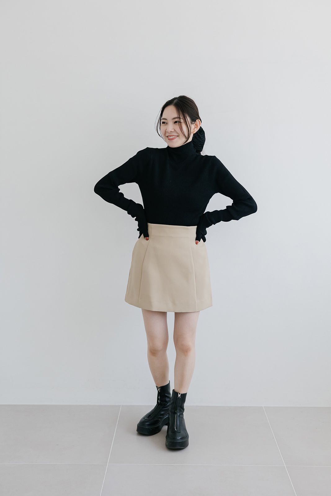 【SALE】トラペーズ ミニスカート 24SS【CELINE】トラペーズ ミニスカート ウォッシュ デニム