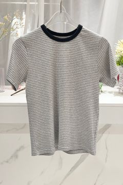 コンフォートスリムボーダーTシャツ (グレー) Slim Border T-shirt (Gray) /  26SS