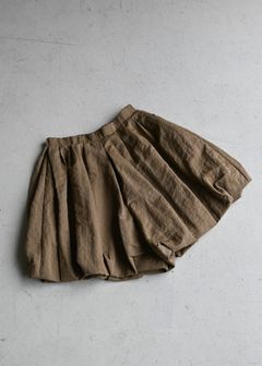 volume tuck balloon S/PT / ボリュームタックバルーン ショートパンツ (タン) / 25AW /