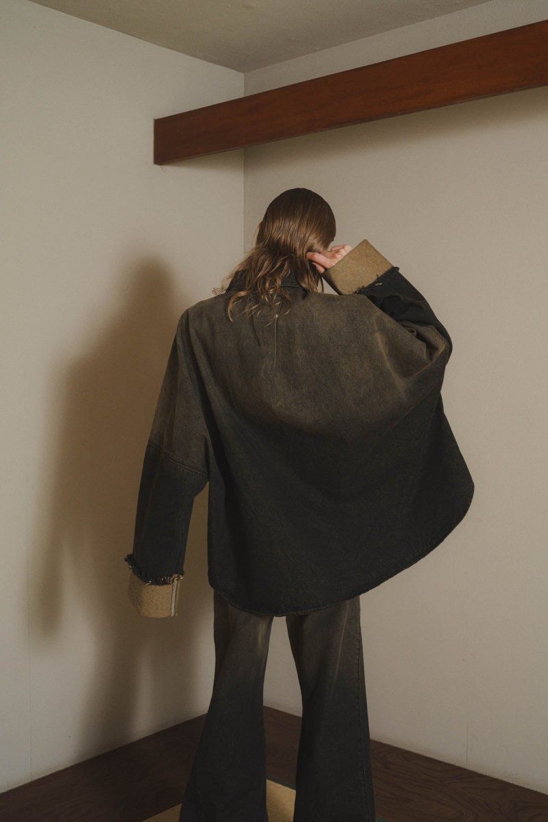 Knuth Marf - denim over shirt jacket (unisex) / デニム