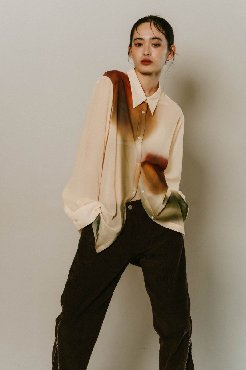 design sheer shirt/2color | KNUTH MARF