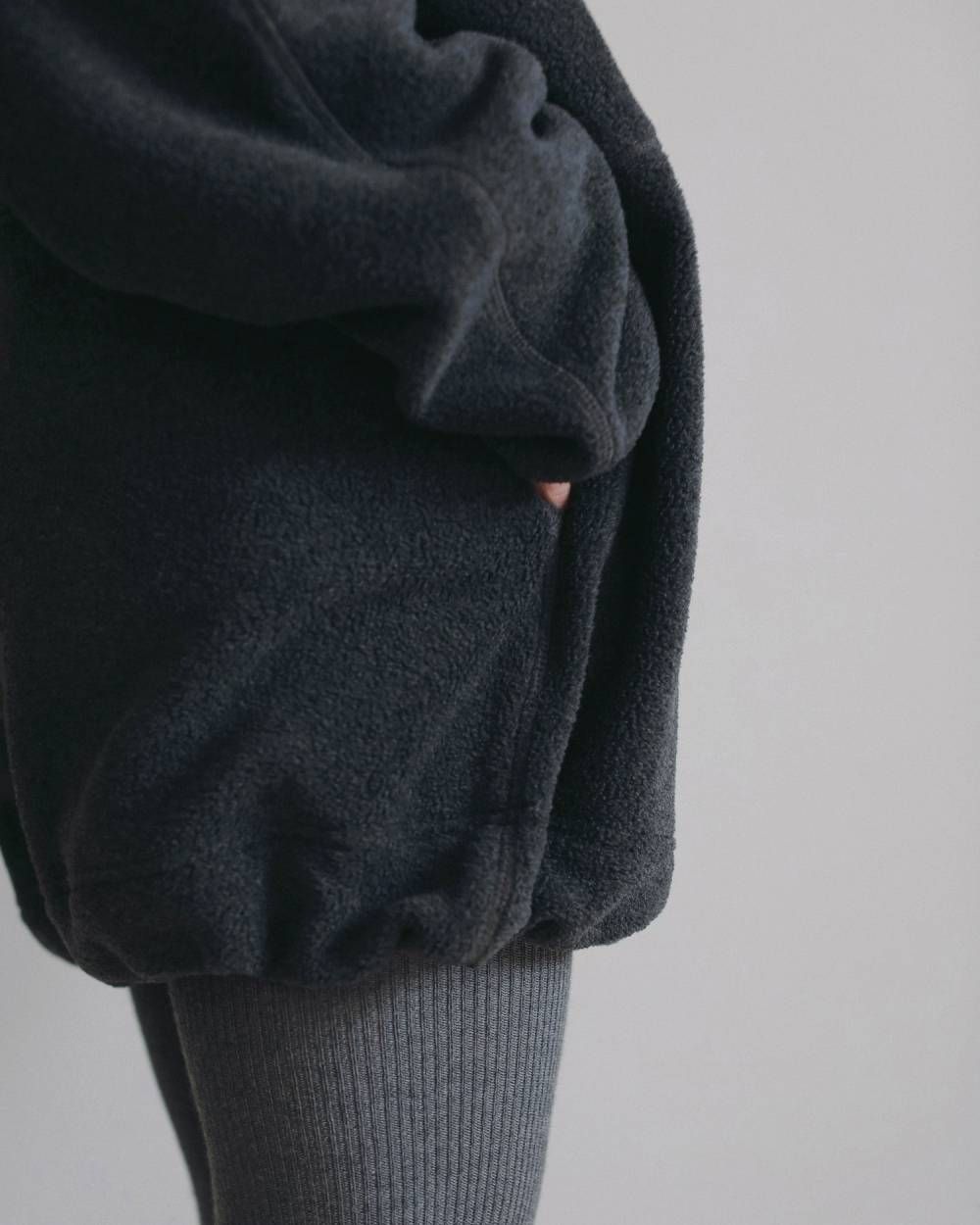 フリース 2ウェイ ワンピース (チャコールグレー) Fleece 2way Onepiece (Cgray) /  26AW