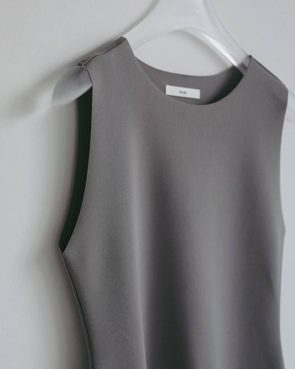 ジョーゼットタンクトップ (グレージュ) Sleeveless Georgette Tanktop (Graige) / 27SS