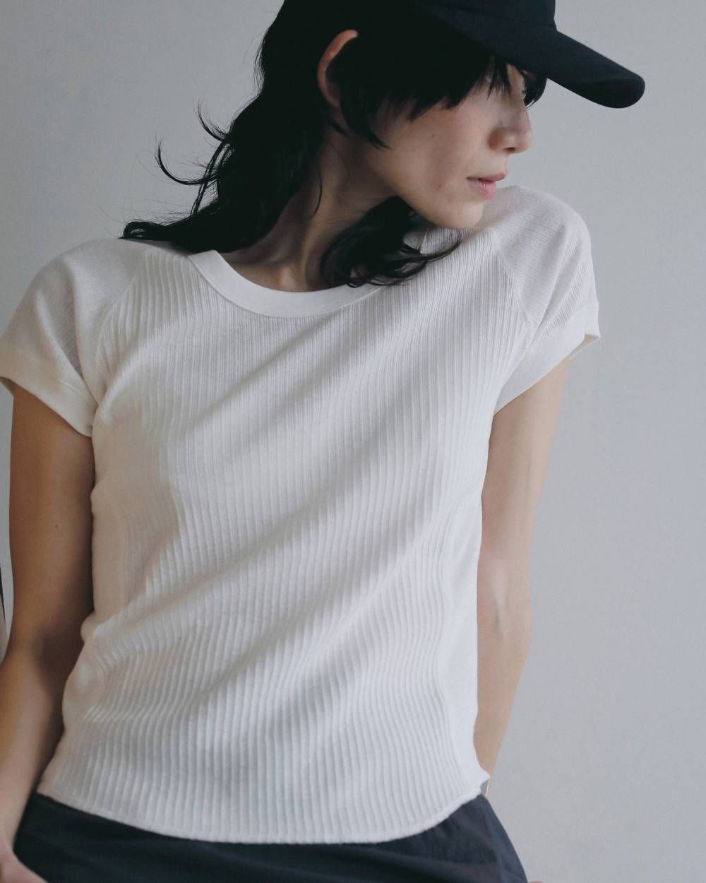 ヴィンテージリブトップス (ホワイト) Vintage Rib Tops (White) / 26SS