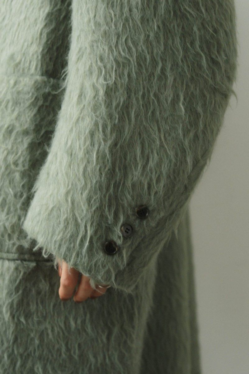 Knuth Marf - 2way accent collar long coat / アクセントカラー