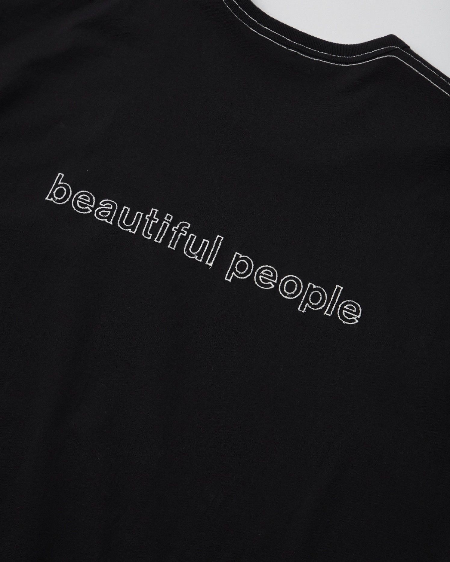 60/3 jersey outline logo T / アウトライン ロゴTシャツ (ブラック)