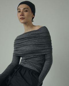 Loop Fringe Knit / ループフリンジニット (チャコールグレー)