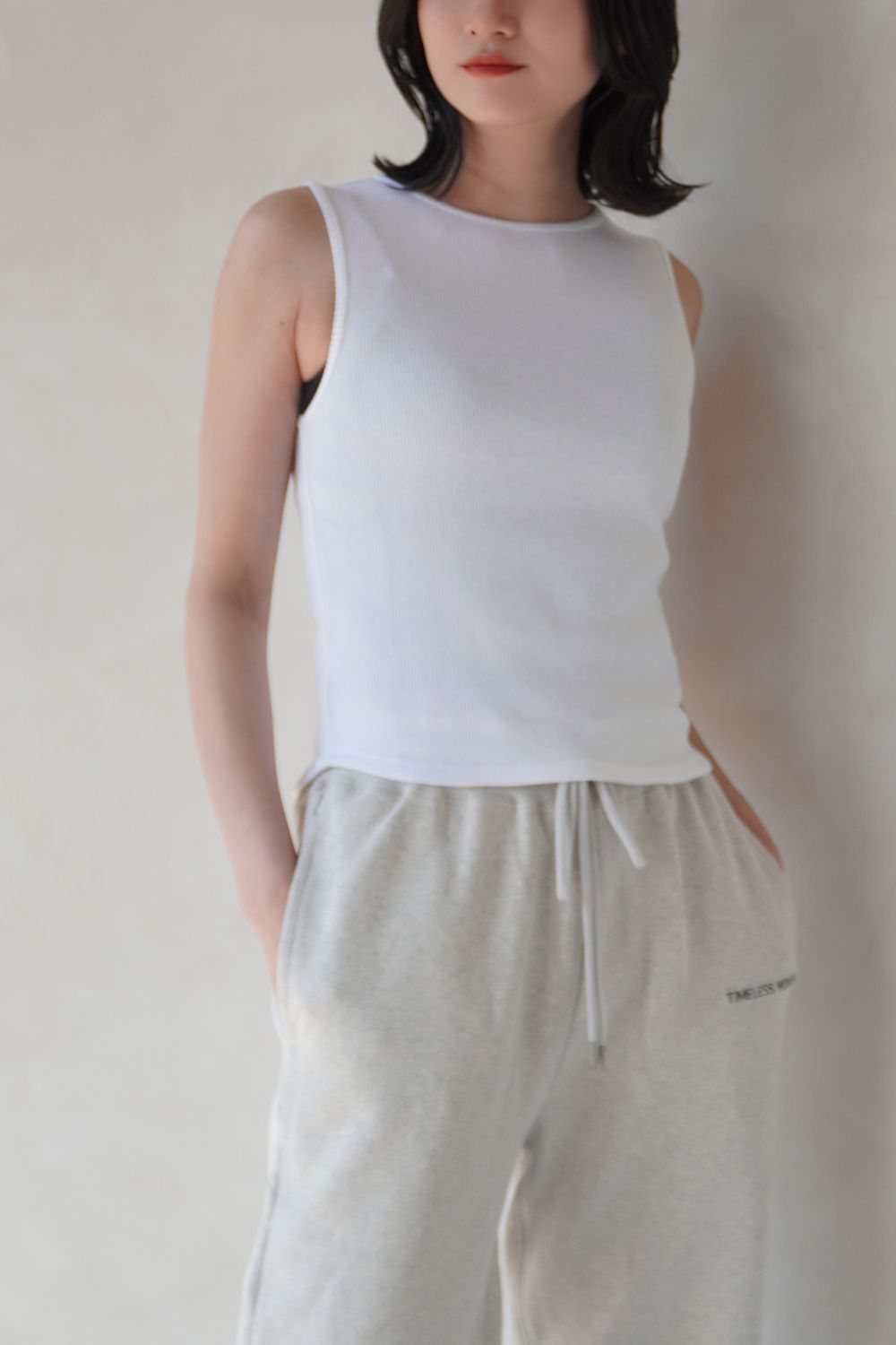 BASIC TANK TOP (ホワイト)