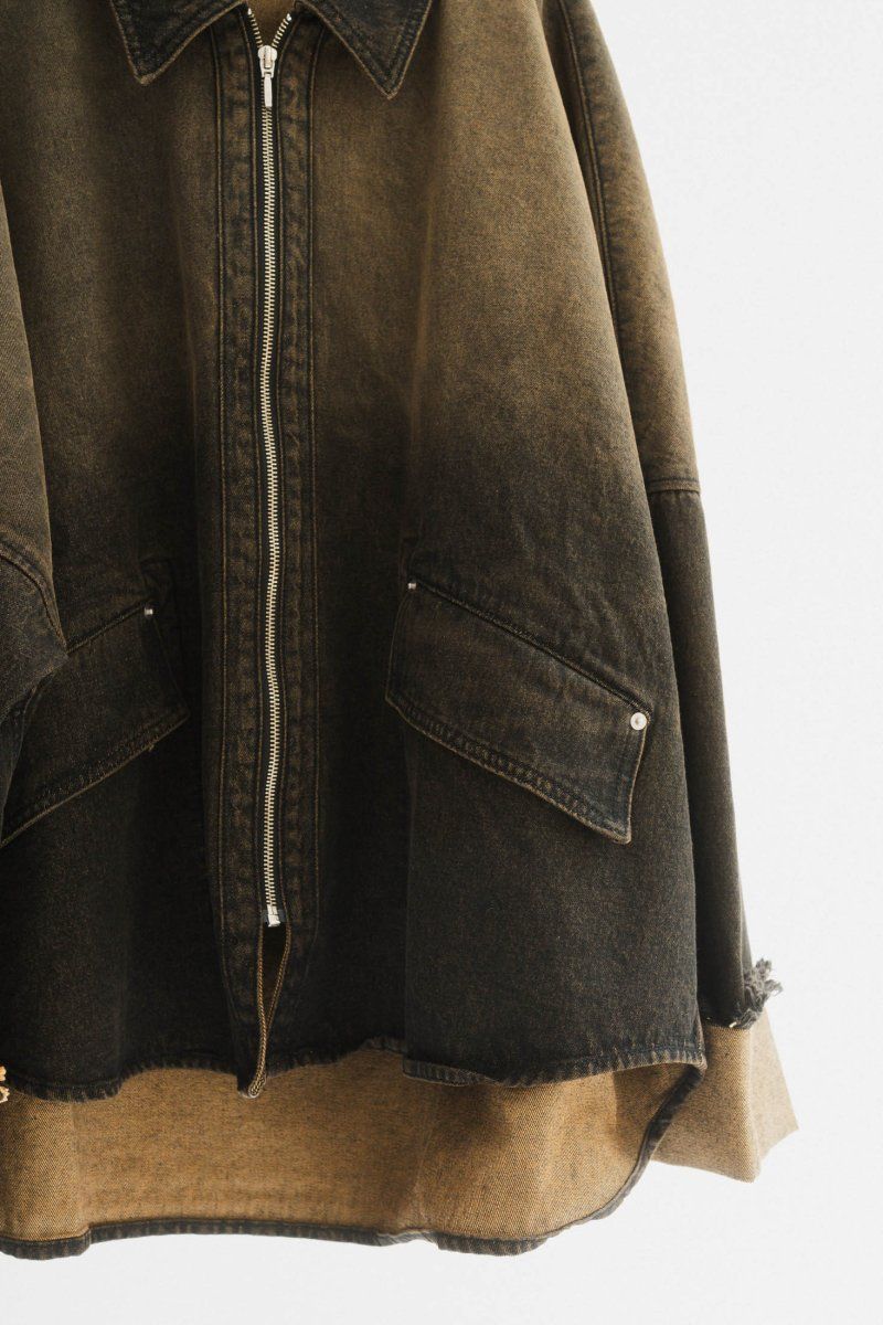 Knuth Marf - denim over shirt jacket (unisex) / デニム