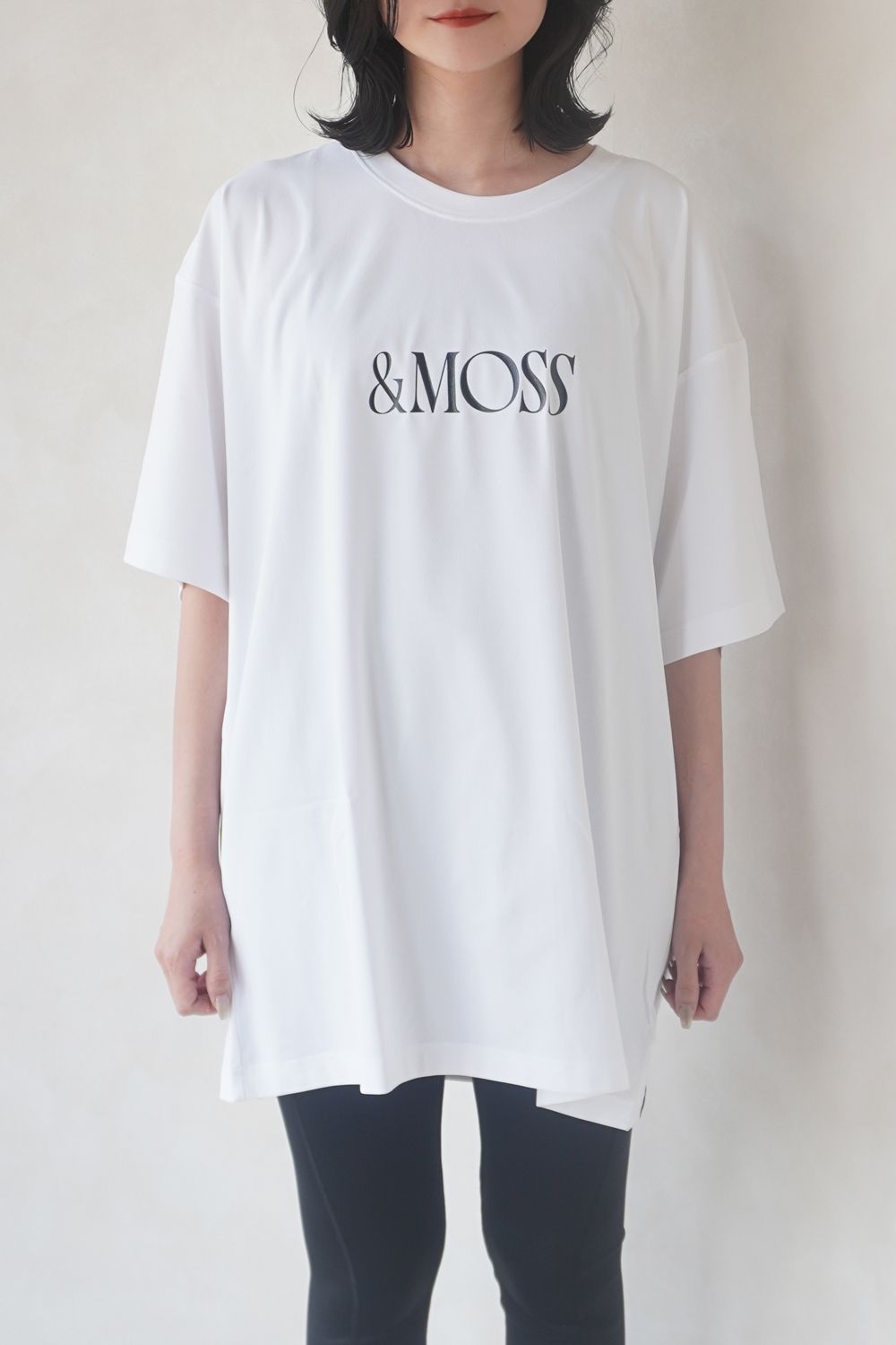 DRY TOUCH OVERSIZED T-SHIRTS / ドライタッチ オーバーサイズ Tシャツ (ホワイト) / ユニセックス