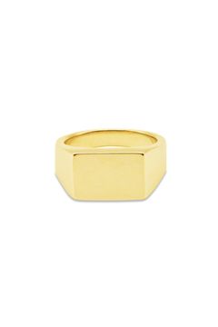 RECTANGLE RING / レクタングル リング STERLING SILVER 925 (ゴールドベルメイユ)