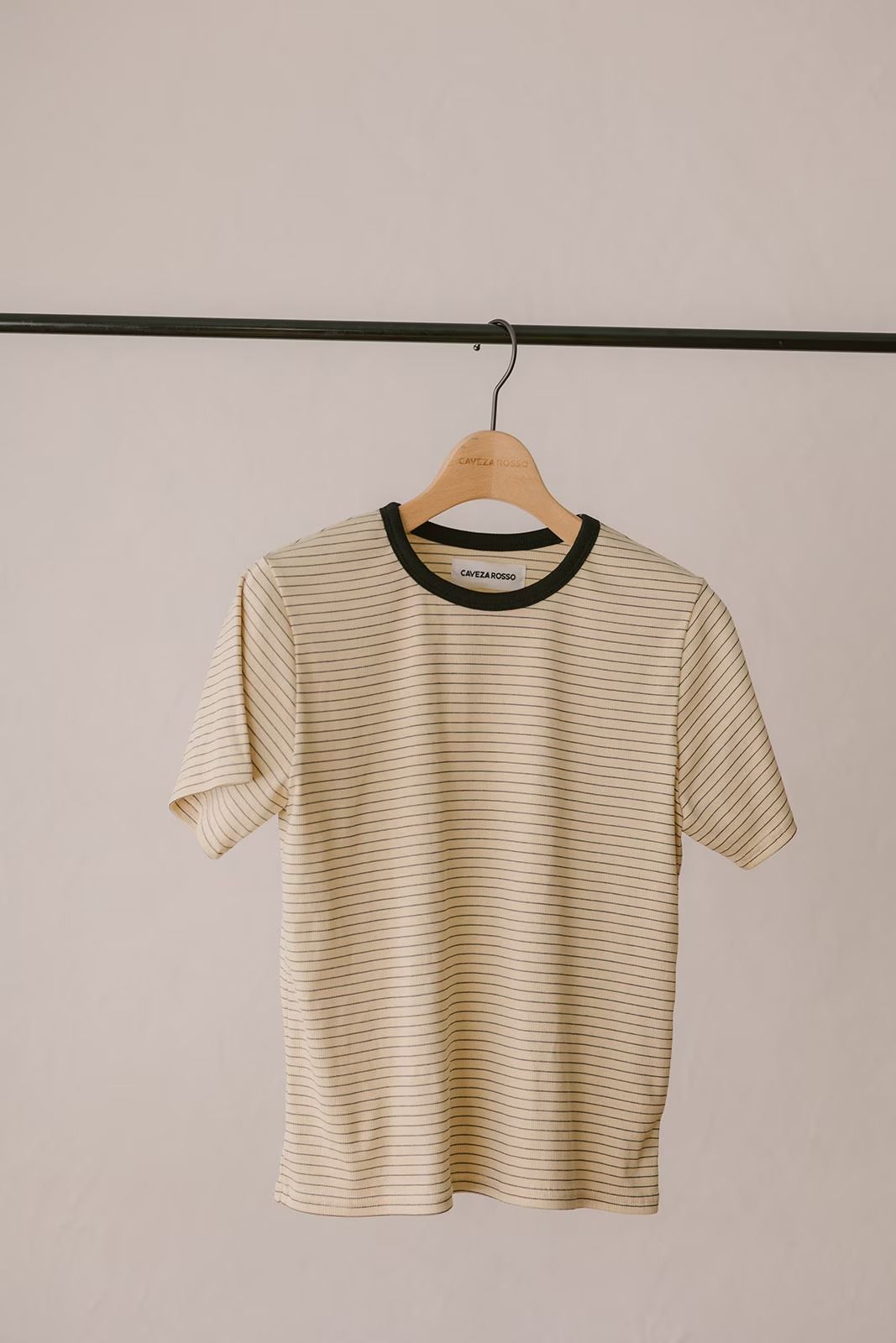 コンフォートスリムボーダーTシャツ (ベージュ) Slim Border T-shirt (Beige) /  26SS