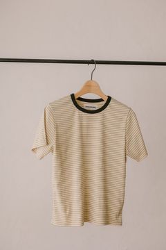 コンフォートスリムボーダーTシャツ (ベージュ) Slim Border T-shirt (Beige) /  26SS