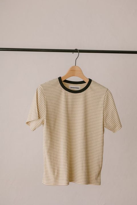 コンフォートスリムボーダーTシャツ (ベージュ) Slim Border T-shirt (Beige) /  26SS