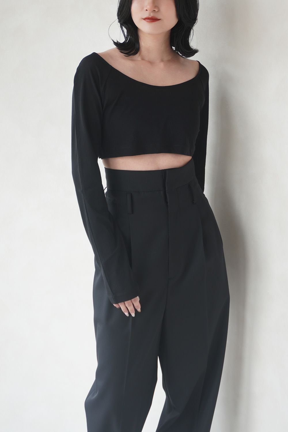 SHEF SHORT PULLOVER / ショートプルオーバー (ブラック)