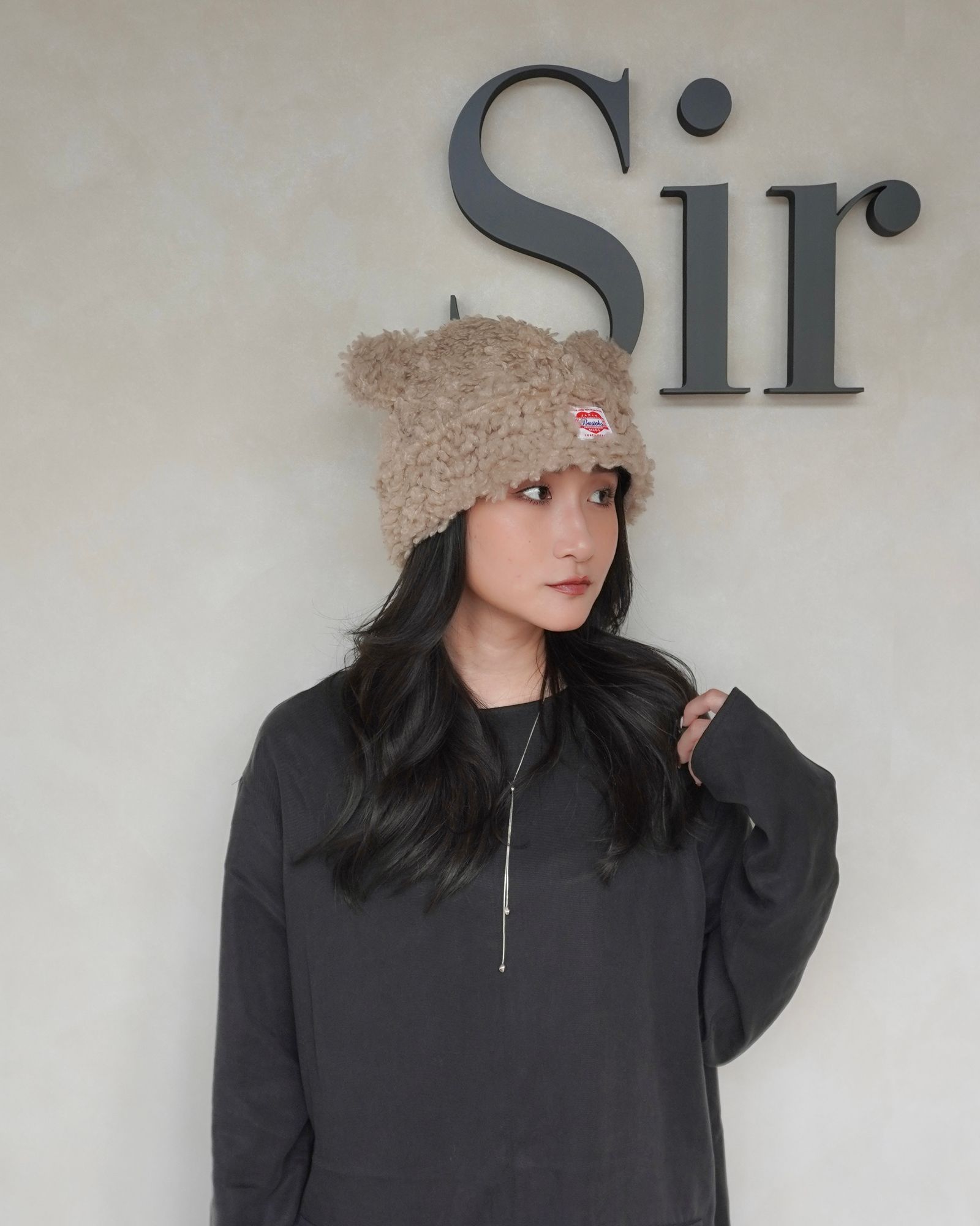 【25AW】Bear Beanie / ベアビーニー (ブラウン)