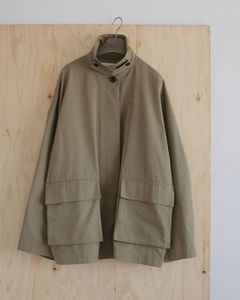 オーバーハーフコート (ベージュ) Over Half Coat (Beige) / 27SS