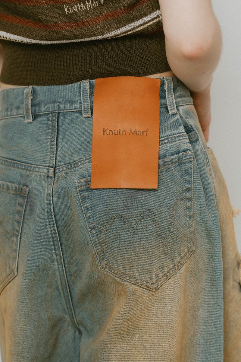 Knuth Marf デニムジーンズ denim baggy pants/indigo | KNUTH MARF