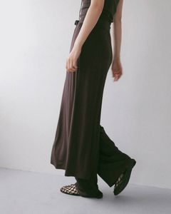 レイヤード ラフパンツ (ブラウン) Layered Rough Pants (Brown) / 27SS
