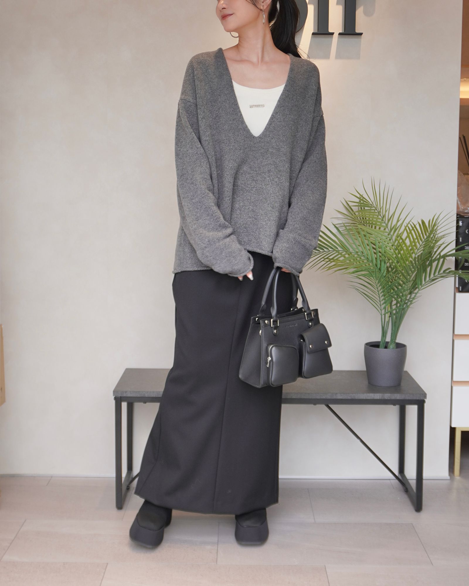 CREDONA - 【25AW】【THE C】ICHIGUN SKIRT / イチグンスカート
