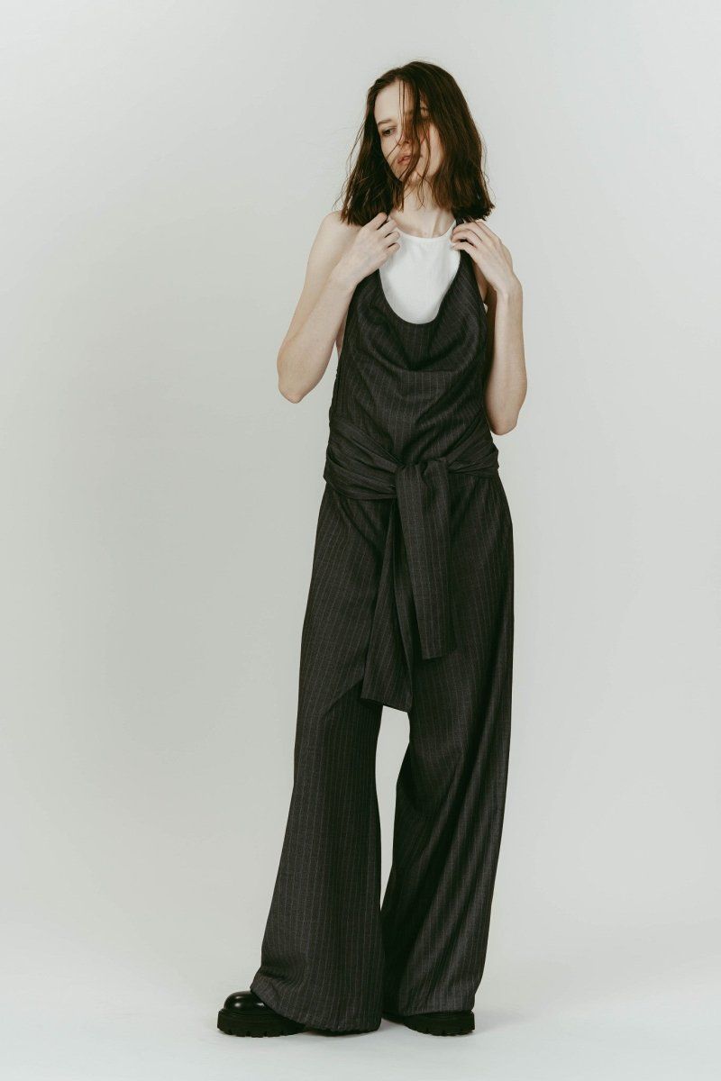 halter neck all in one (Gray) / ホルターネックオールインワン (グレー) / 26SS