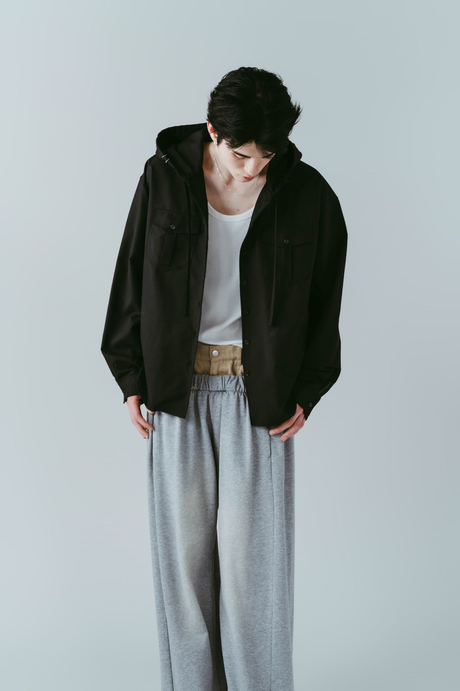 UVプロテクション フーディ (ブラック) UV protection hoodie(unisex) (Black) /  26SS