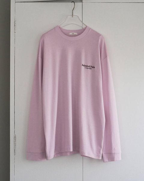 Logo Long T-Shirts / ロゴ ロングスリーブTシャツ (Pink) / 26SS