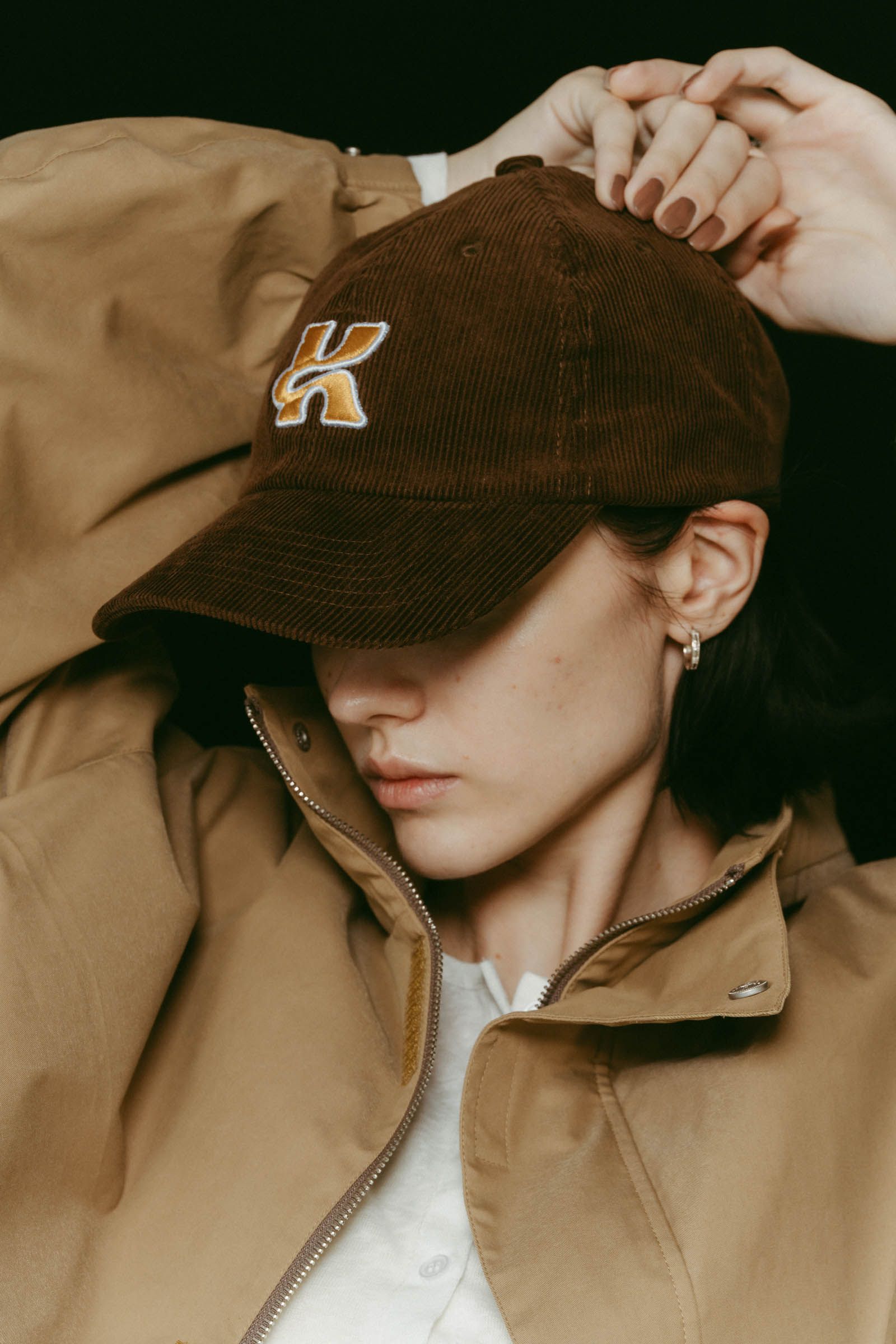 corduroy cap / コーデュロイキャップ (ブラウン) / 25AW